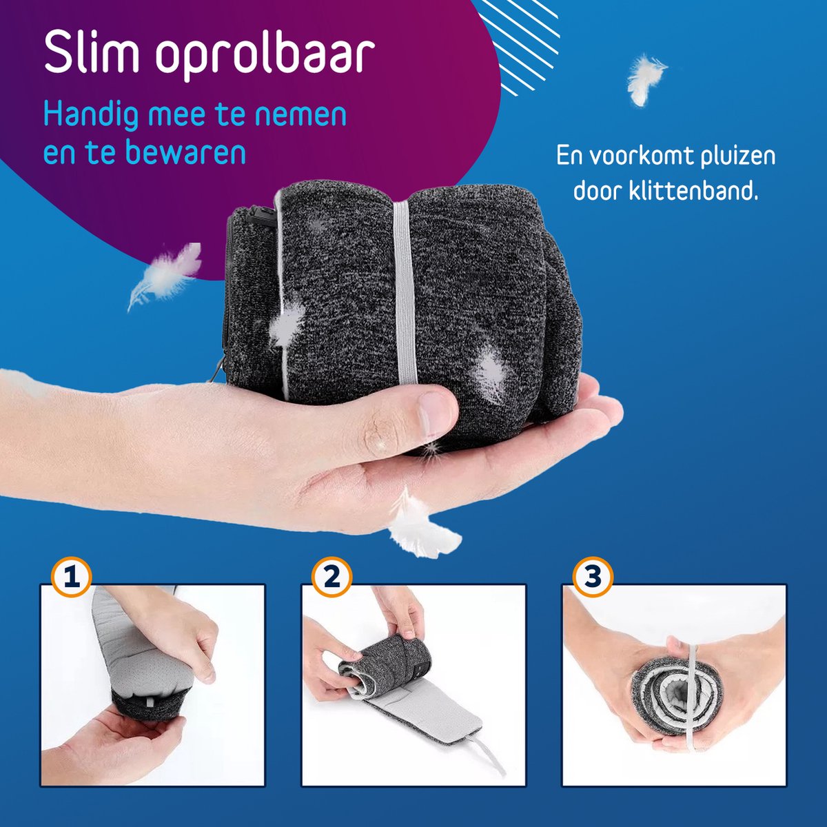 Premium Bluetooth Slaapmasker - 'White Noise' edition (limited) - 20 'ingebouwde' white noise geluiden (gebruik ook zonder Bluetooth/smartphone - 100% verduisterend - Ultraplatte 'spons speakers' (perfect voor zijslapers) - Koel en ademend materiaal — afbeelding 3