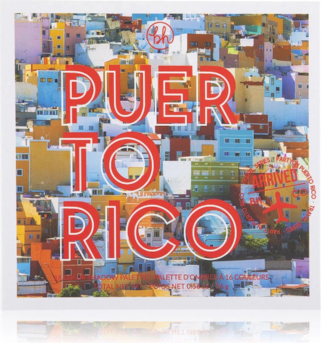 BH Cosmetics Puerto Rico Palette | 16 Kleuren Oogschaduw | Tropische Tints | Vegan & Dierproefvrij