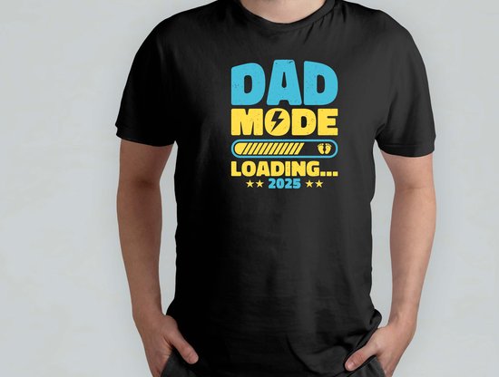 The Dad Mode Loading 2025 - T Shirt - BestDad - DadLife - SuperDad - CoolDad - BestePapa - PapaLeven - SuperPapa - CoolePapa