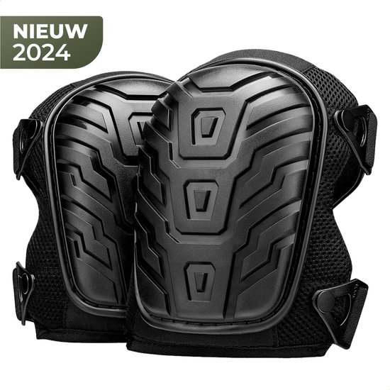 Professionele Traagschuim Kniebeschermers Set - Voor Stratenmaker, Klussen, Bouw & Tuinieren - Waterdicht - Volwassenen - Oranje