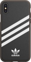 adidas Moulded case strepen beschermhoesje iPhone X XS - Zwart Wit