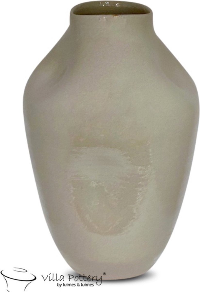Irishflowers Vaas - Villa Pottery - Decoratie - Woondecoratie - Keramiek - Campari 1_2 Light Grey Licht Grijs
