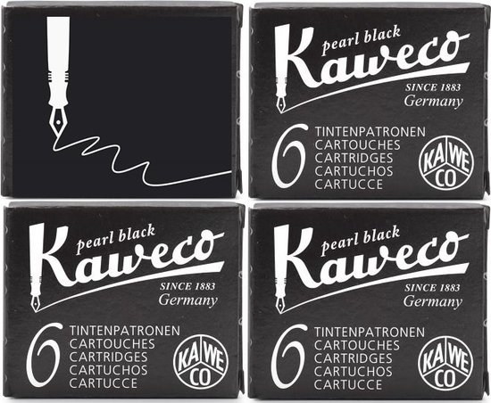 Kaweco STUDENT Vulpen transparant I Premium vulpen voor inktpatronen met hoogwaardige stalen veer I nostalgische luxe vulpen 16 cm I veerbreedte: M (medium