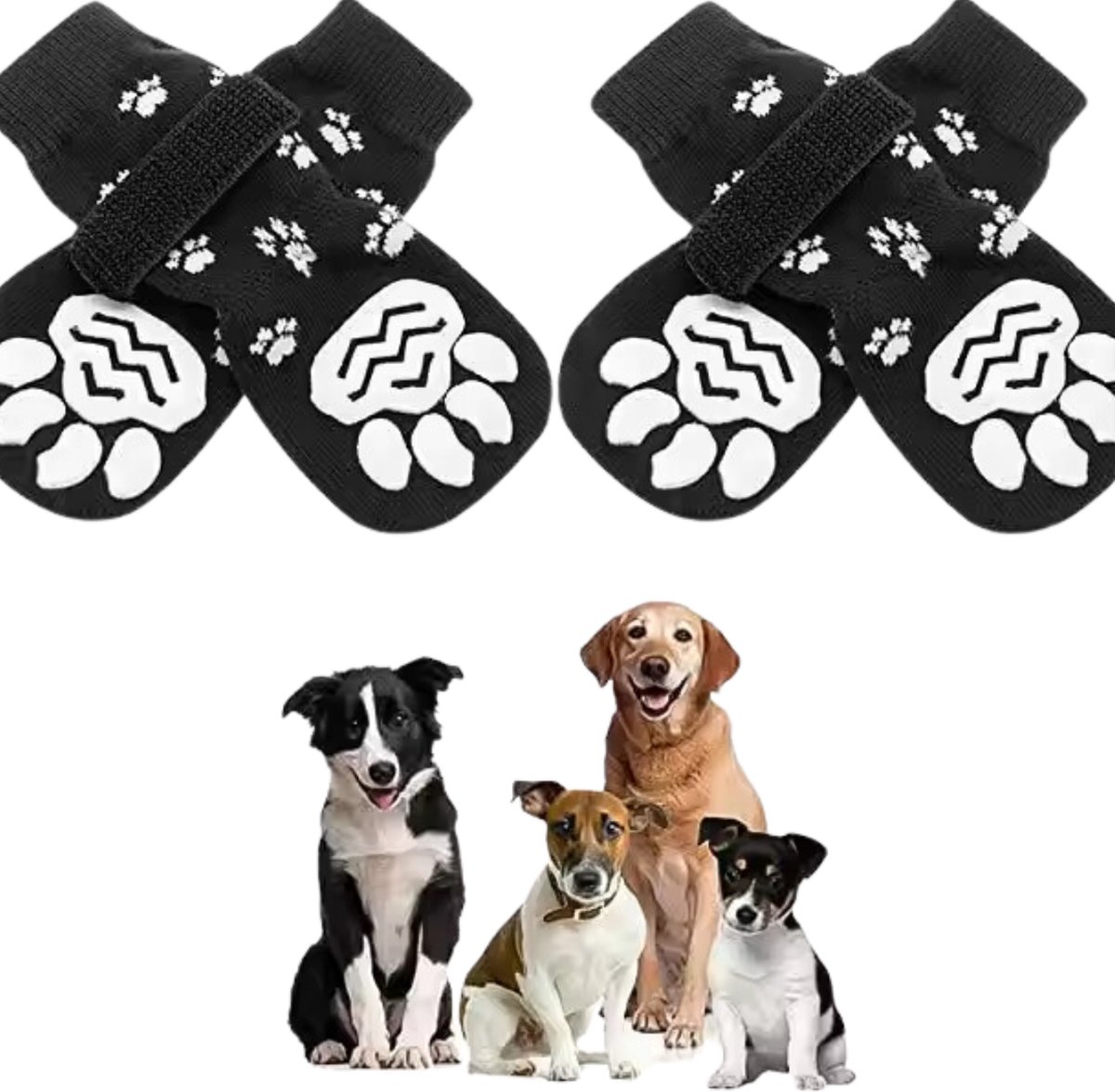 LumiWay HondenSokken - AntiSlip Honden Sokken Pootbeschermers - HondenSchoenen