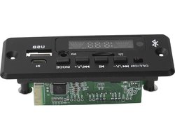 Bluetooth Decoder Board Universele Wav Decodering Module Mp3 Decoder Board Met Bluetooth Oproep - Zwart .