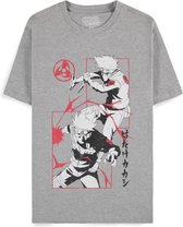 Naruto - TS553438NRS Heren T-shirt - XL - Grijs