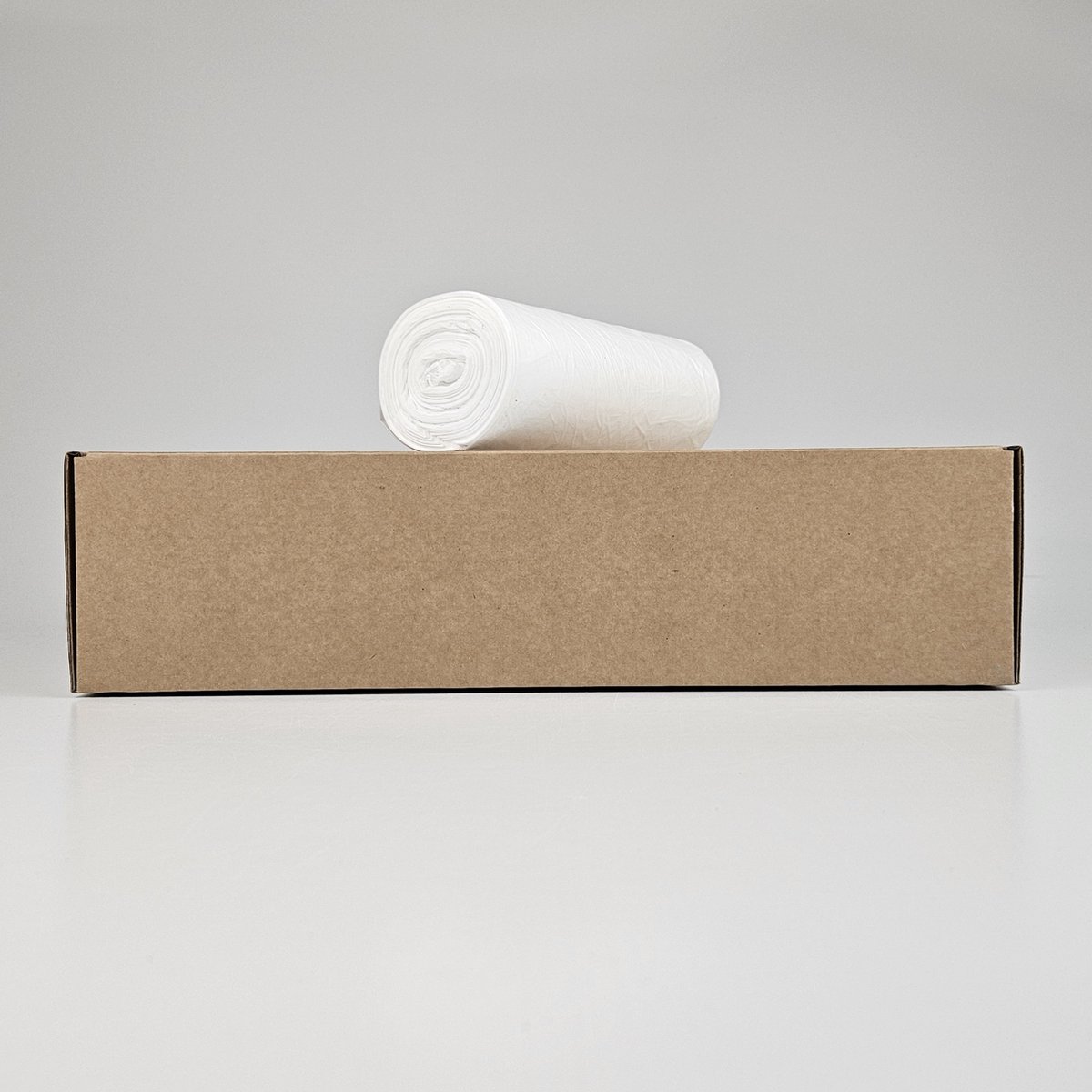 Goedkoopste Witte Vuilniszakken | 450 Zakken | 60 Liter | HDPE | 9 My | 63x81 cm - Vuilniszakken 60 Liter, HDPE Vuilniszakken, Witte Afvalzakken 60L