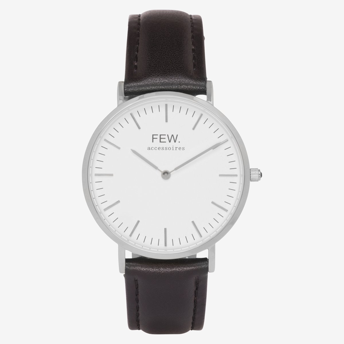 Bellezza Grande Silver Black Leather