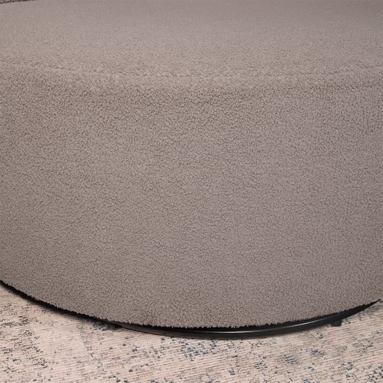 Fauteuil causeuse teddy gris fauteuil pivotant