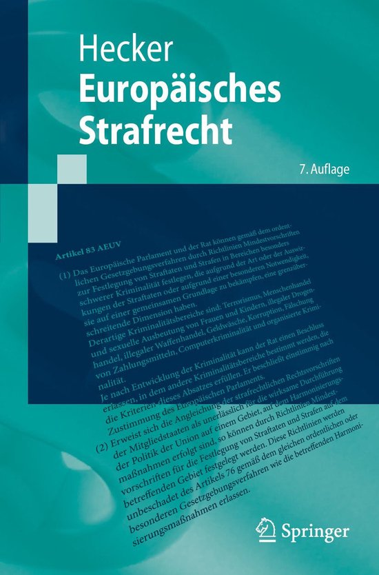 Social Science and Law (German Language) - Europäisches Str ... - cover