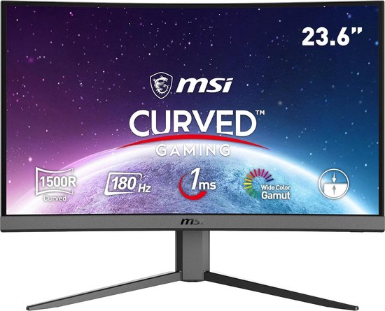 MSI G24C4 E2 ゲーミングモニター MSI G24C4 E2 Curved Gaming Monitor - Full HD - 180Hz - 24 inch