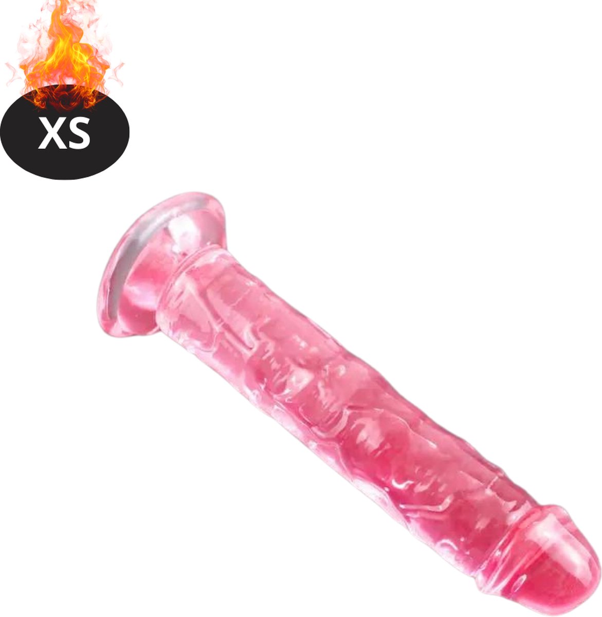 Goedkoopste Bovista Dildo - Anaal - Met Zuignap - Siliconen - Sex Toys - Voor Mannen & Vrouwen - Voor Koppels - Couples - Donkerroze - XS