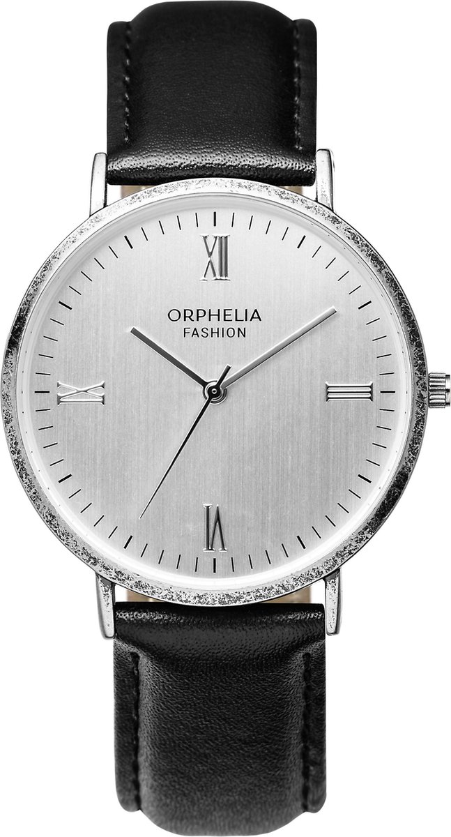 Orphelia Alium OF761800 Horloge - Leer - Zwart - Ø 41 mm