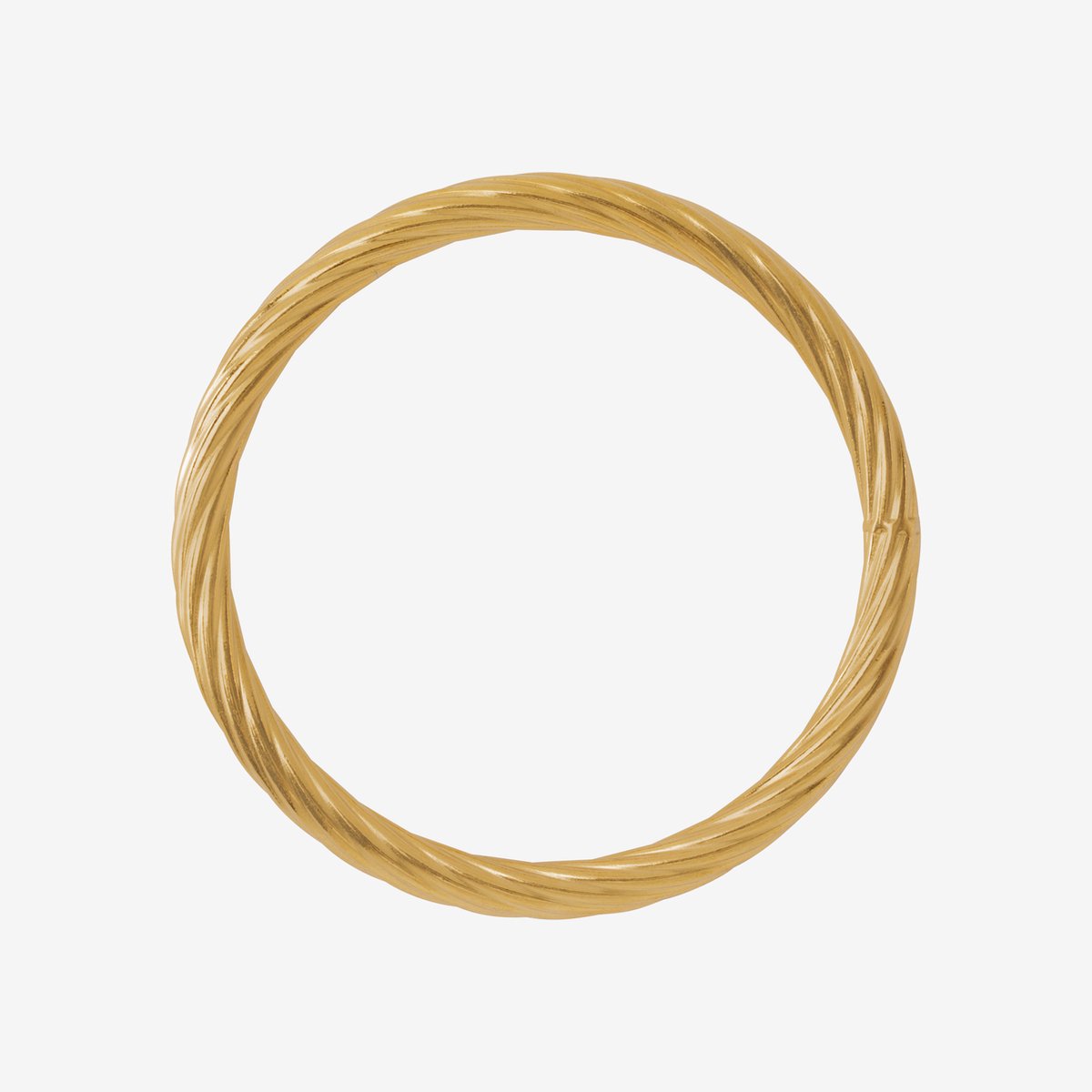 Essenza Twisted Bangle Bracelet Gold