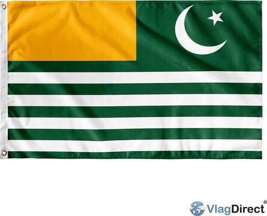 VlagDirect - Drapeau Azad-Cachemire - Drapeau Azad-Cachemire - 90 x 150 cm.