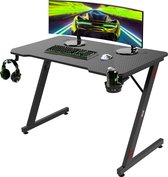 Bol.com For The Win Game Bureau - 110x60x74 cm - Gaming Bureau - Gaming Tafel - Computertafel - Gaming Desk - Computerbureau - G... aanbieding