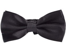 Scoby - Vlinderstrik - Strikje - Smoking strik - Voorgeknoopte vlinderstrik - Vlinderdas - Verstelbaar - Zwart