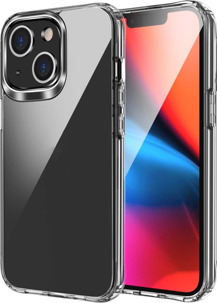 TPU-Crystal Bescherm-Hoes Cover Skin geschikt voor iPhone 13 - iPhone 14 Transparant
