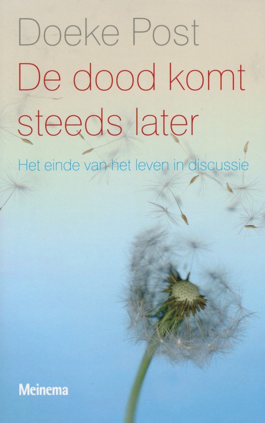 De dood komt steeds later - cover