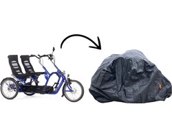 Duofiets Regenhoes Premium | Bescherming tegen regen | UV-straling | Parkeerhoes duo fiets