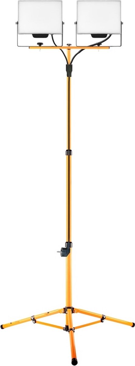 LED Tripod Werklamp voor Professionals 100w ( 2x 50w) 6400K IP65 9000lm PC Cover 1,8m
