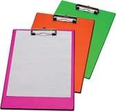 5 Star klemmap voor formaat folio/A4 neonroze
