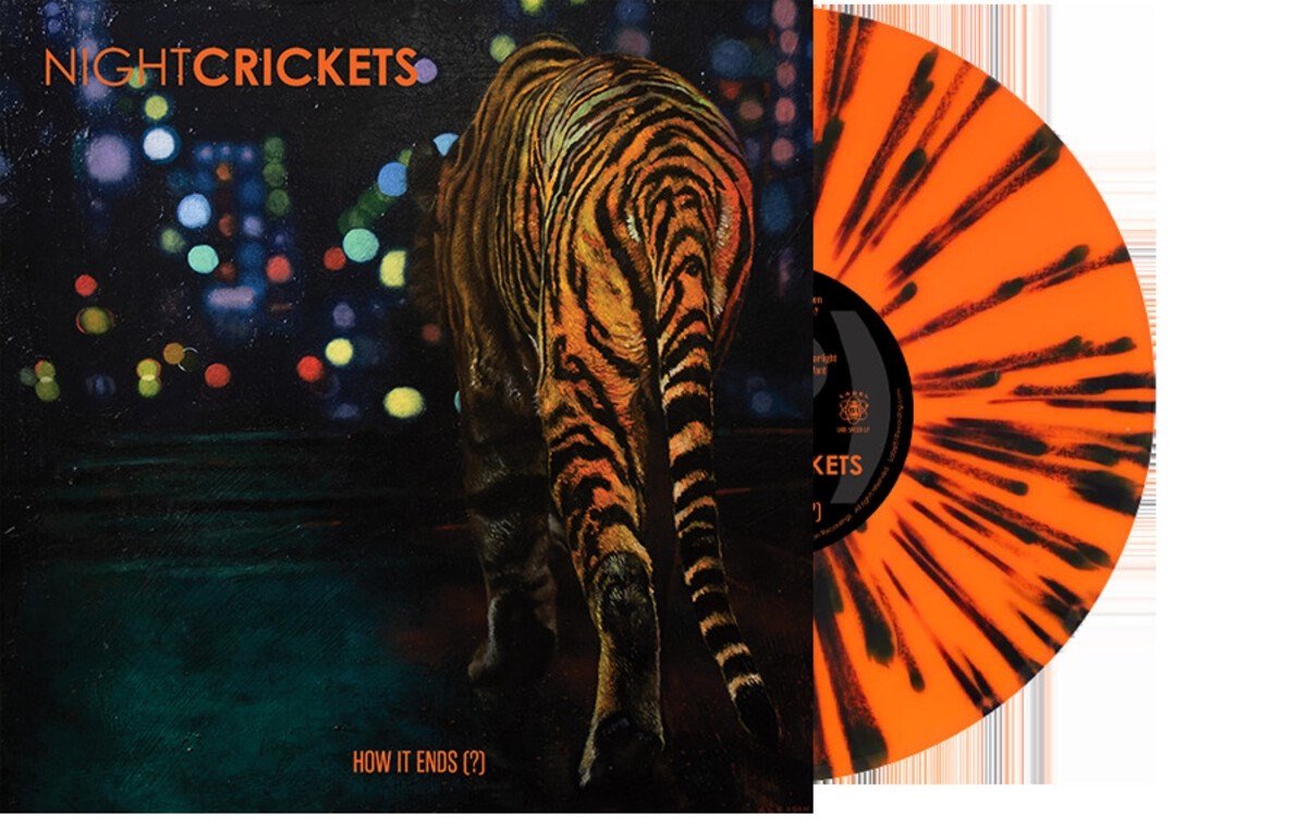 Night Crickets Feat. David J & Victor DeLorenzo - How It Ends (?) (LP) (Coloured Vinyl)