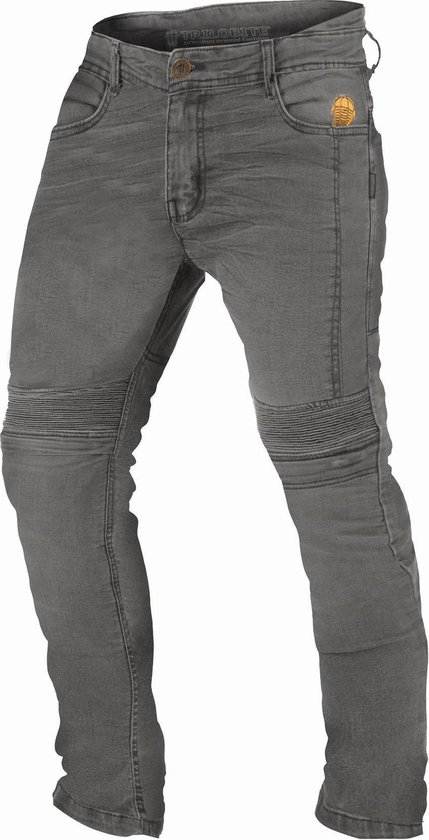 Trilobite 1665 Micas Urban Heren Grijs Motorjeans Maat 40