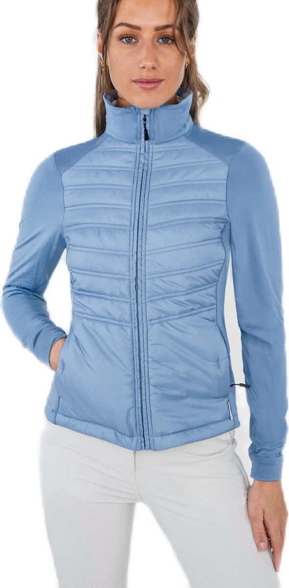 Func Factory dames Hybride Sportjasje Ease faded blue maat 38 van Func Factory — afbeelding 5