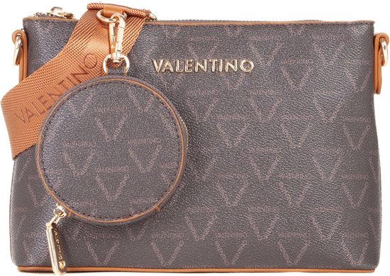 VALENTINO Sac à épaule bandoulière Lady Re Pochette Moro / Cuoio Brun