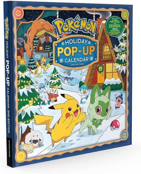 Pokemon Pikachu Press- Pokémon Holiday Advent Pop-Up Tree Calendar