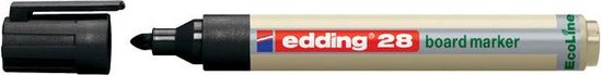 Edding 28 Ecoline boardmarker, met dop, groene tekst.