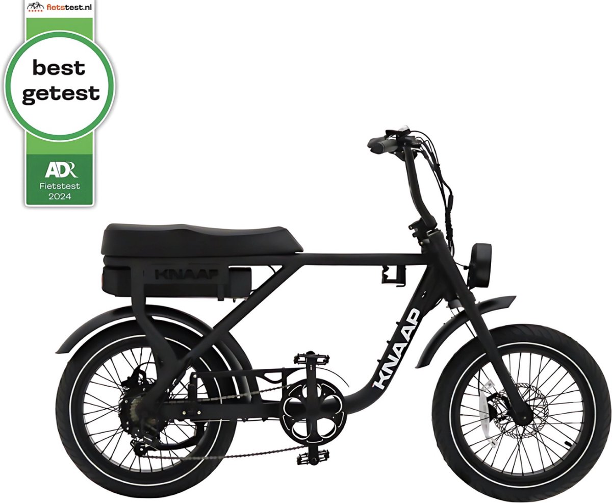 KNAAP - AMS X BLACK - Elektrische fatbike - Best getest 2024 - Rijklaar - 2 jaar garantie - Lid van RAI vereniging - KNAAP - €1.599,00
