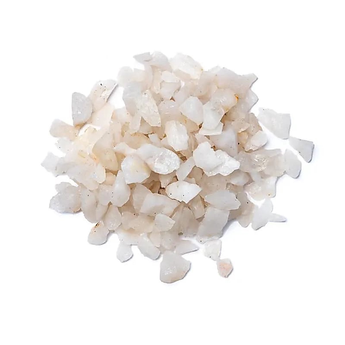 Melkkwarts chips - Afmetingen ±0.5-1.5 cm - Pot ±700 gram