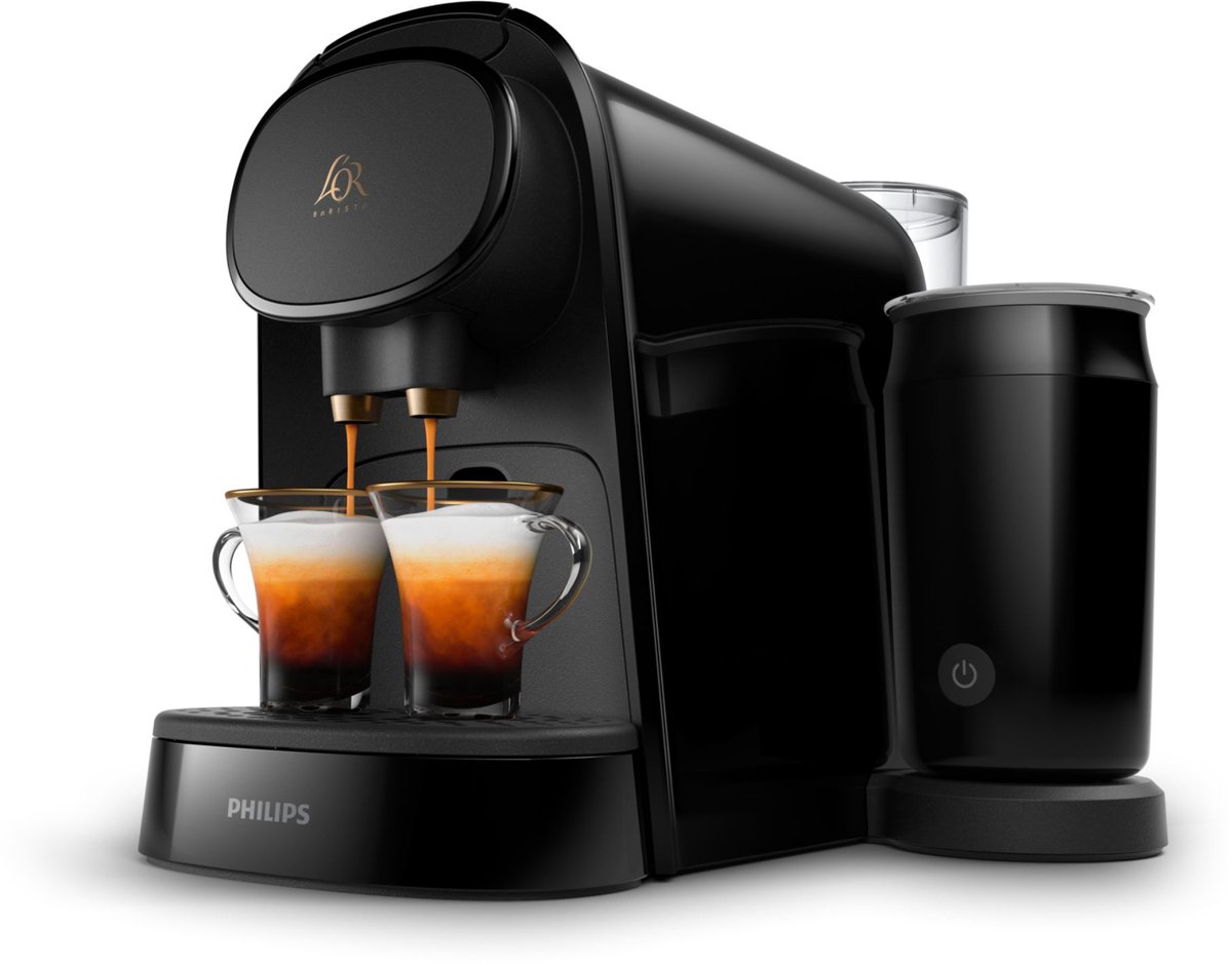 Philips L'OR BARISTA LM8014/60 - Koffiecupmachine met Melkopschuimer- Zwart