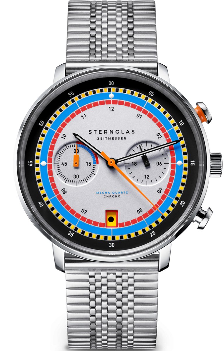 Sternglas S01-HC36-ME08 HAMBURG Chrono Heren Horloge