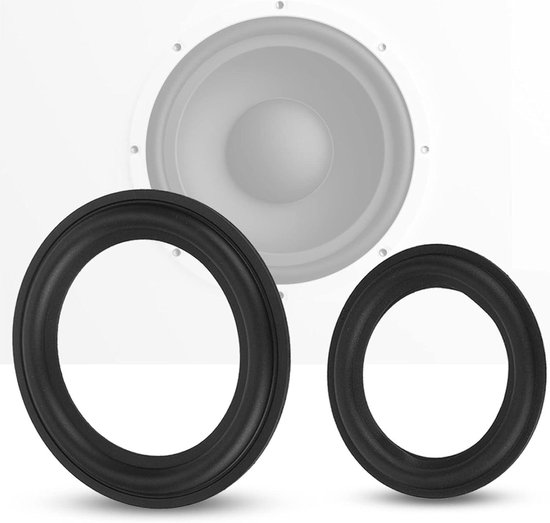Joint En Mousse Haut-parleur 2 Joints (bagues) Pour Haut-parleur 8 Pouces - Réparation Caisson De Basses / Woofer Joint Haut-parleur 8 Pouces