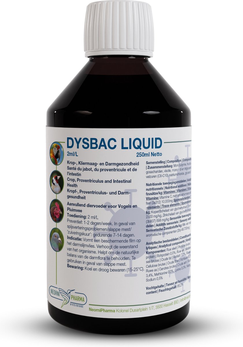 Dysbac liquid: darmgezondheid