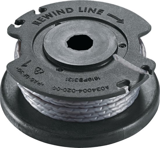 Een bosch snijdraadspoel met 4 meter draad.