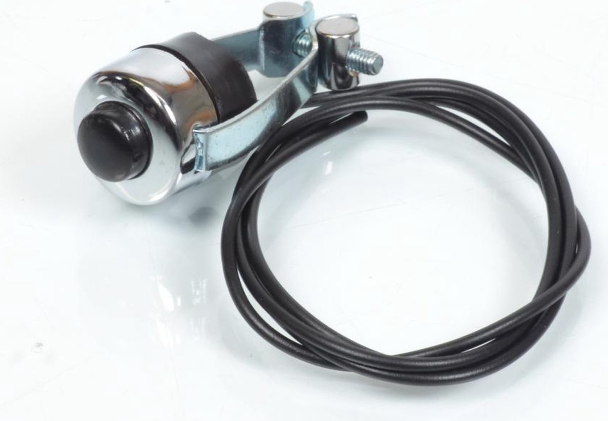 chroom drukknop aardingsschakelaar voor stuur 22mm motor scooter quad fiets
