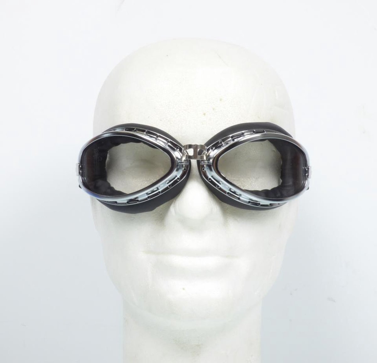 helm bril jet bowl vintage voor custom motor brommer rijder motorrijder fietser nieuw