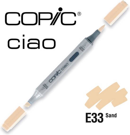 Copic Ciao surligneur 1 pièce(s) Pointe biseautée/pinceau Beige
