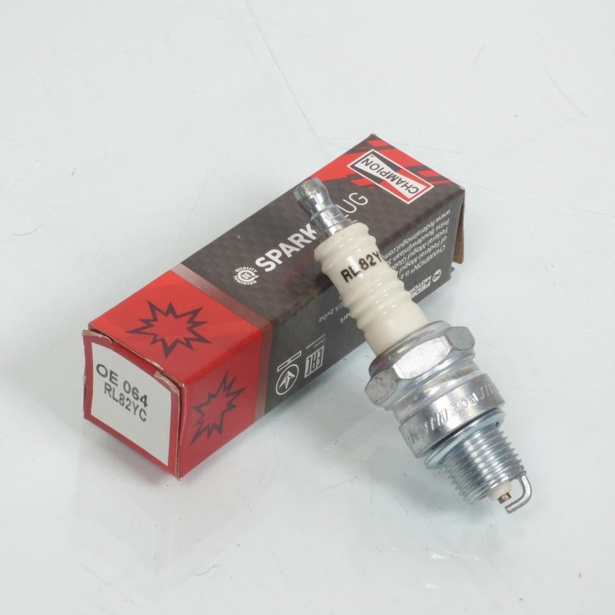 champion bougie voor malaguti 50 crosser scooter 1996 tot 2020 oe064-rl82yc=bpr8hsa=bpr8hs10=bpr8hs=bpr7hs10=bpr7hs=bpr6hs10=bpr6hs=bpr6h nieuw
