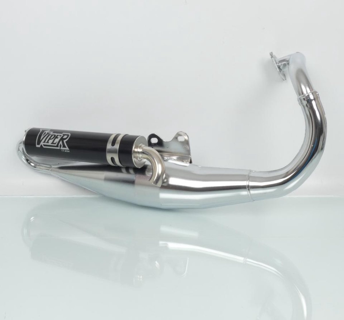 Pot d échappement Viper pour Scooter Peugeot 50 Speedfight chromé / homologué CE Neuf