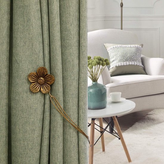 Embrasses Magnétiques Pour Rideaux - Lot De 4 - Style Moderne - Installation Sans Perçage