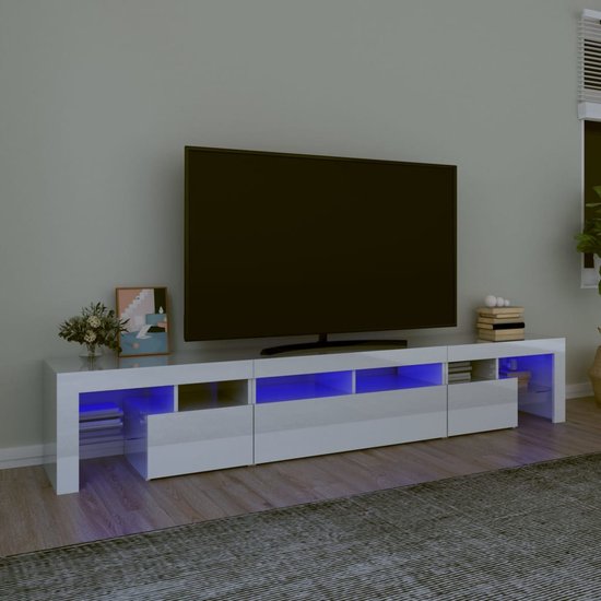 Modulo Plato Badkamermeubel Voor Waskom | 100 Cm Hoogglans Wit Greeploos Front Lichtgrijs Beton Blad 2 Hoge Lades Onder Elkaar Bmk13 00573
