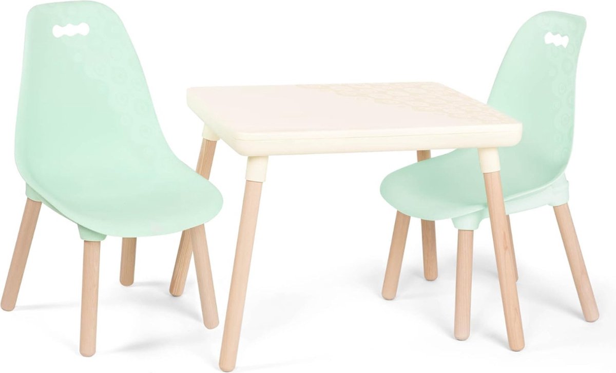 White-Label® Kinderbureau - Kindertafel voor Jongen en Meisje - Tekentafel - Verstelbaar - Hout