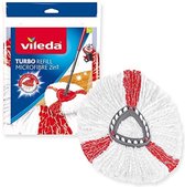 Vileda Turbo 2in Vervanging - 1 per verpakking - Geschikt voor alle centrifugesystemen van Vileda - +20% extra reinigingsvermogen - Voor alle vloeren
