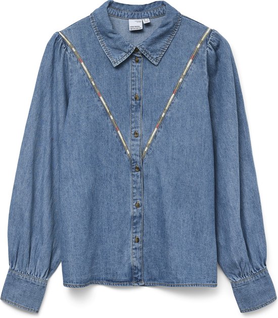 Haut Femme Vero Moda Taille Medium - En Polyester, Manches Courtes, Noir - Occasion Très Bon état