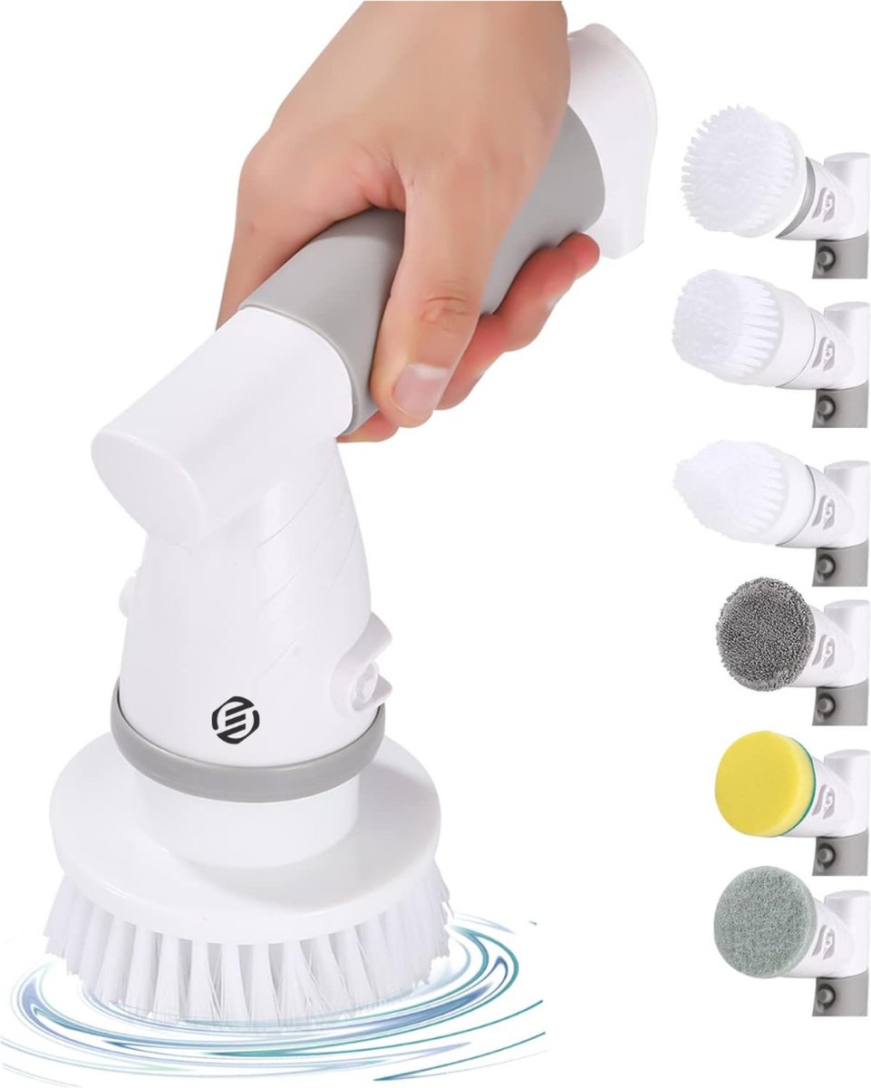 Goedkoopste Elektrische Spinschrobber- Spinning Schrobber - Elektrische Spin Schrobber - Draaiende Schrobber - Elektrische Schrobber - Schrobmachine - Poetsmachine - Schrobber - Elektrische Schrobborstel - Scrubber - Boenmachine - Spinscrubber - Elektrische Scho